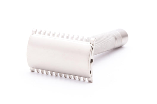 1930's Gillette NEW Short Comb Common Bar Handle Razor | Factory Nickel Revamp