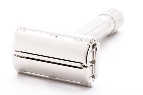 1946-47 Gillette Aristocrat Double Edge Safety Razor | Factory Nickel Revamp