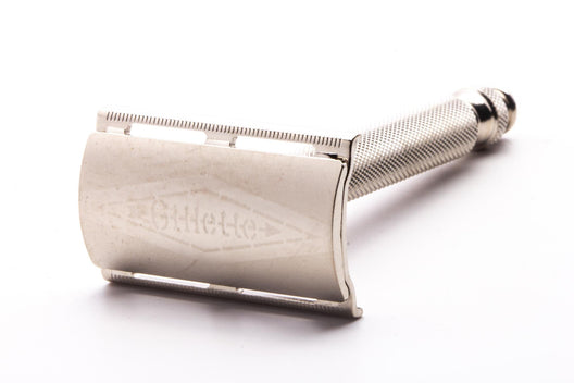 1954 Z1 Gillette Ball End Double Edge Safety Razor | Factory Nickel Revamp