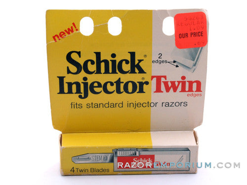 Schick Injector Twin (4) - New Old Stock (NOS) Razor Blades